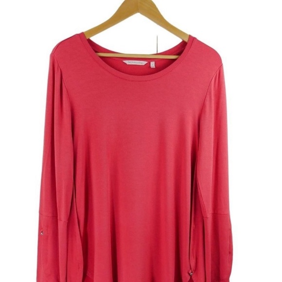 Soft Surroundings Bonair Top Large Coral - Picture 3 of 4